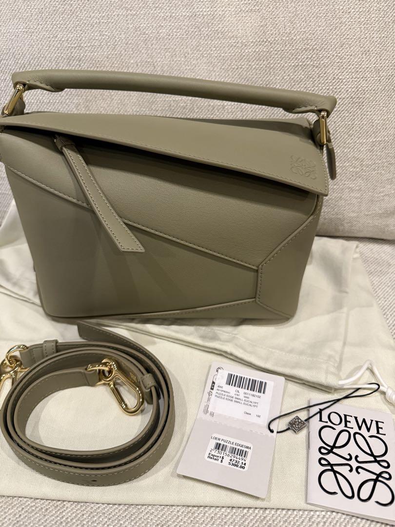 新品 LOEWE パズルバッグ スモール ユーカリグリーン - メルカリ