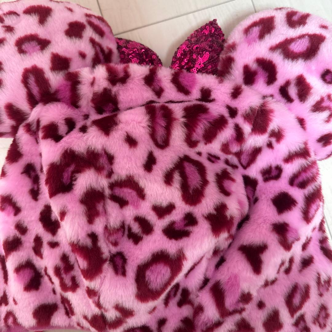 ディズニー ファンキャップ ヒョウ柄 ピンク - メルカリ ディズニー ファンキャップ ヒョウ柄 ピンク - メルカリ