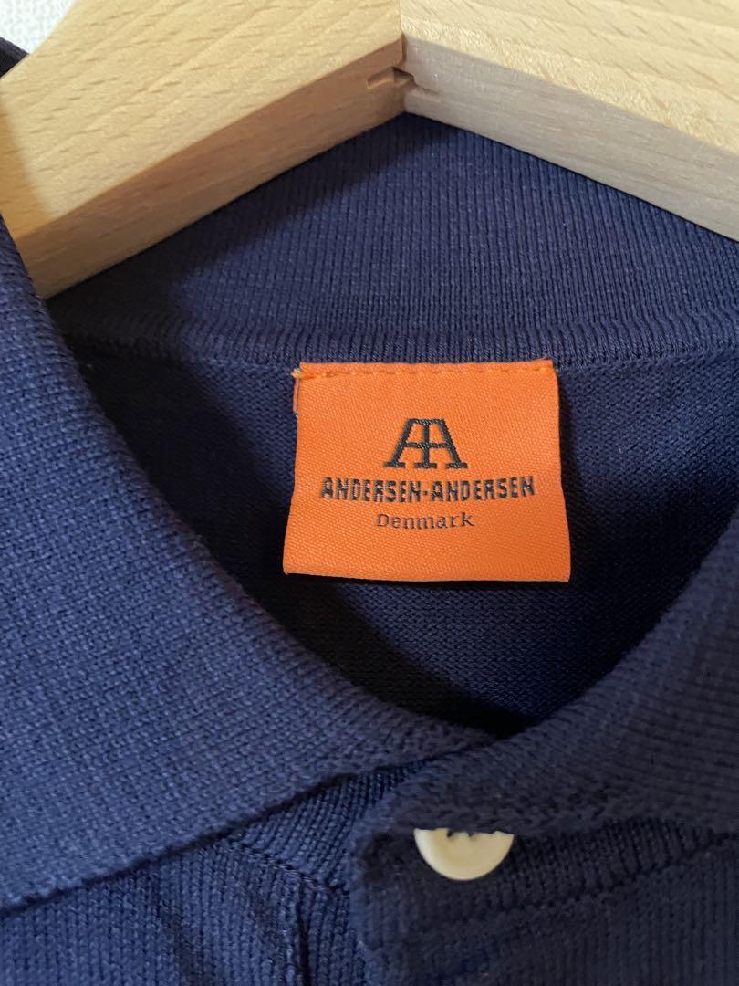 【タグ付き新品】アンデルセンアンデルセン ポロシャツ M royal blue