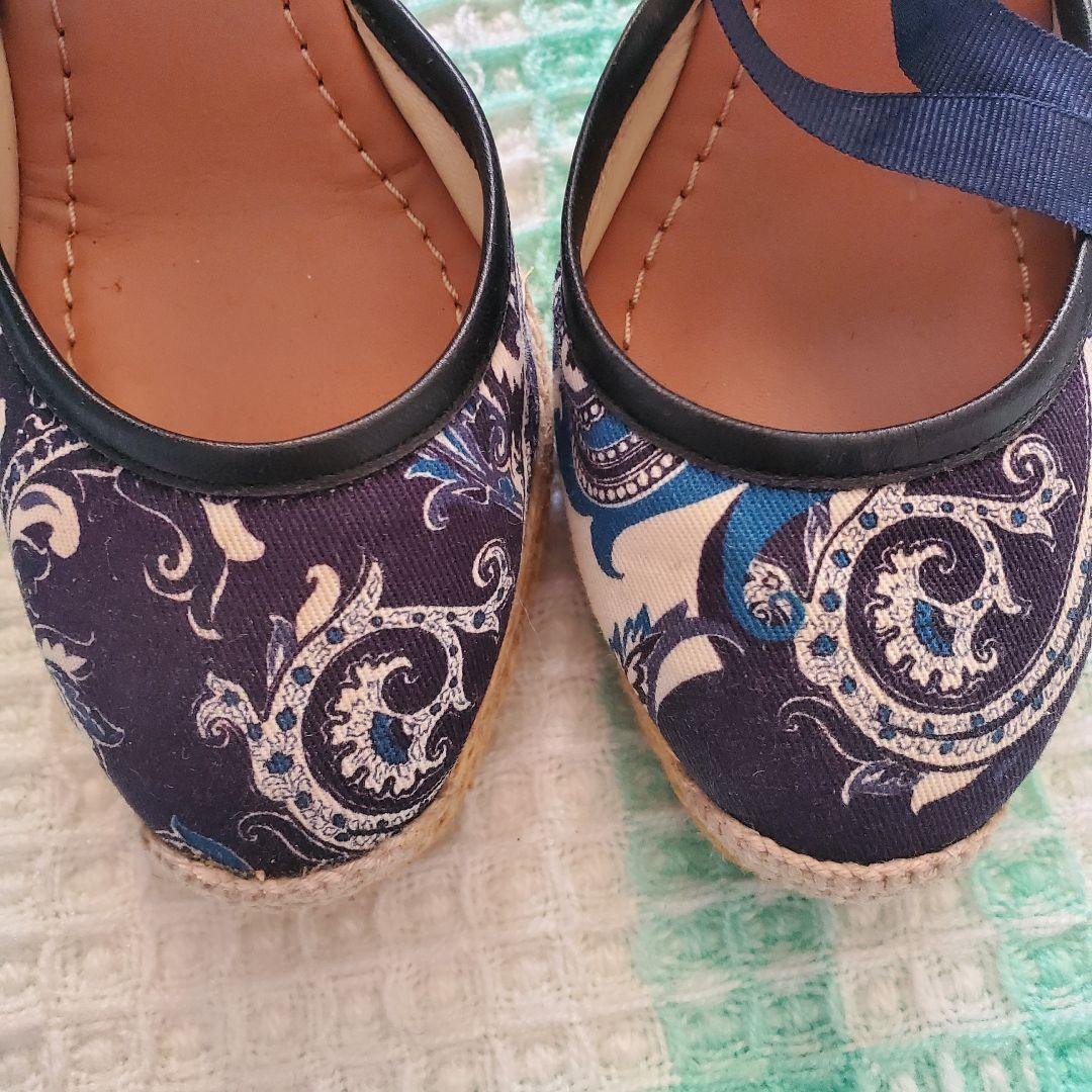 ETRO ペイズリー柄サンダル ネイビー ETRO ペイズリー柄サンダル ネイビー