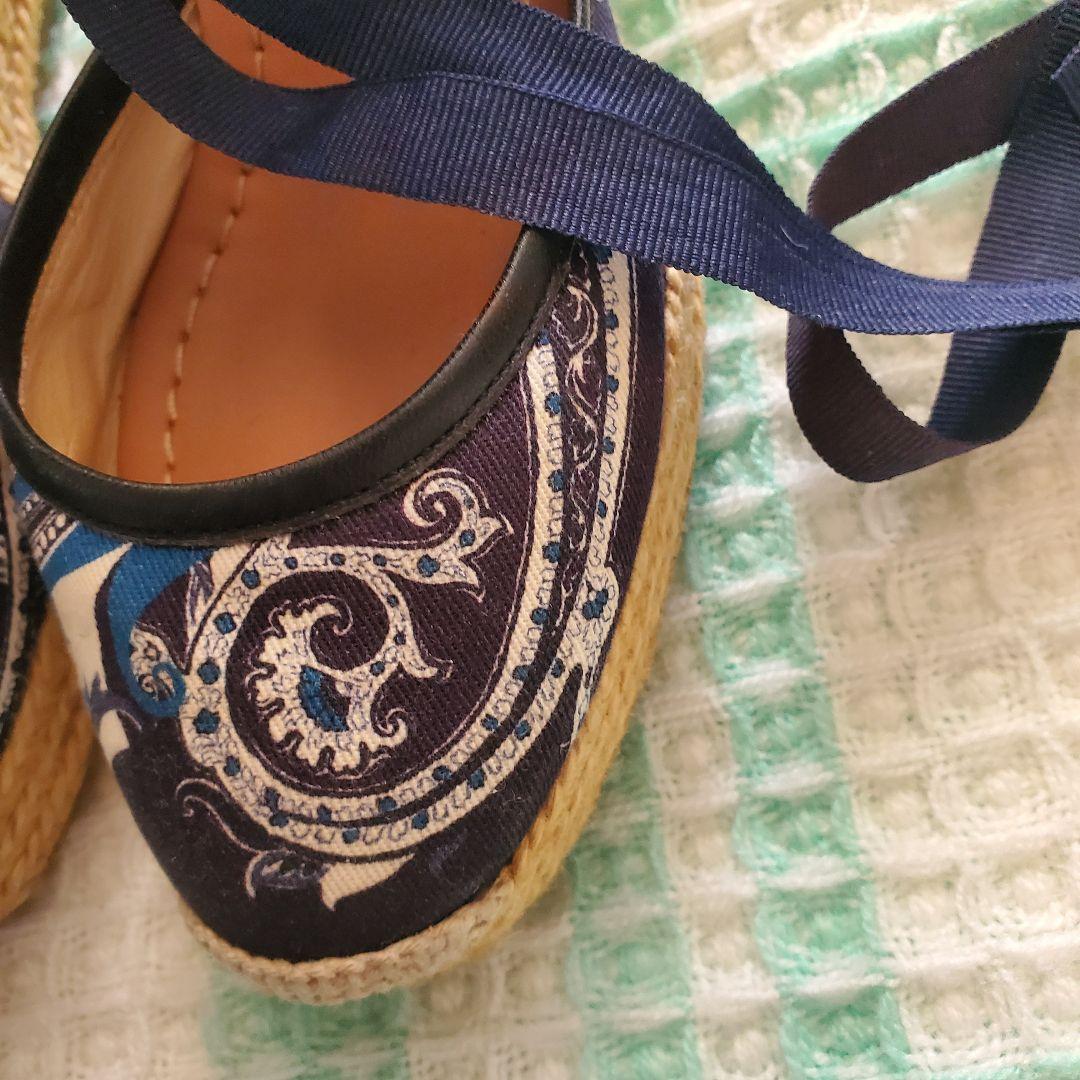 ETRO ペイズリー柄サンダル ネイビー ETRO ペイズリー柄サンダル ネイビー