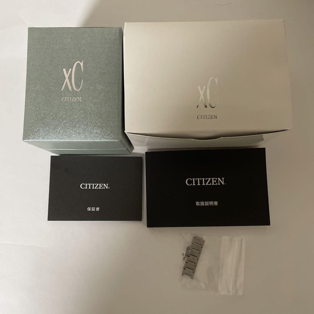CITIZEN シチズン ソーラー電波時計 クロスシーEC1010-57F