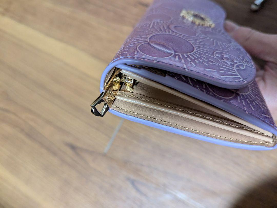 ANNA SUI アナスイ　ガラクシア　長財布　パープル