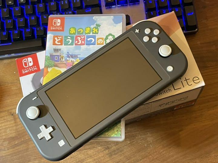 47%割引グレイ系人気の 任天堂スイッチ ライト グレー あつ森 SD 特定 任天堂スイッチライト グレー SDカード付き Switch Nintendo 家庭用ゲーム本体