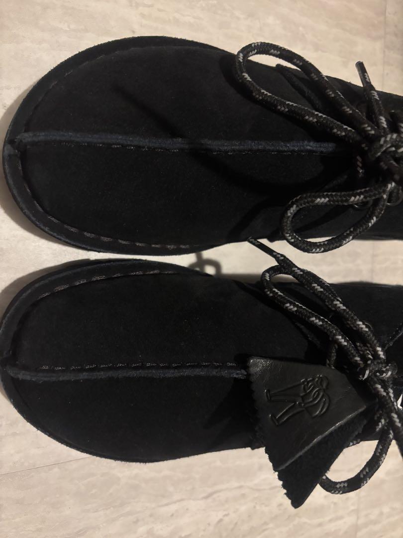 CLARKS 黒 スエード カジュアルシューズ