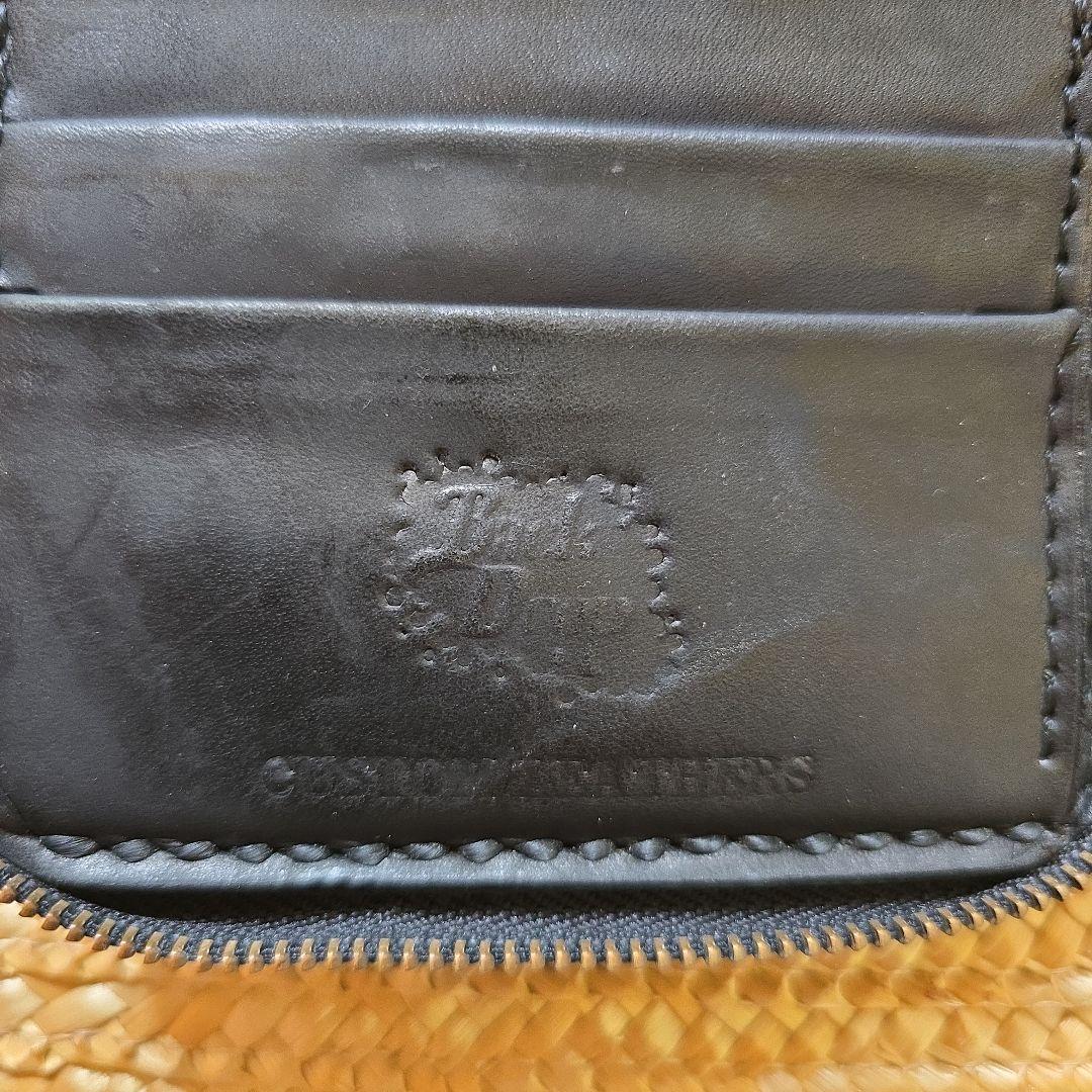 Tender Loin ブラック レザー キルティング 二つ折り財布
