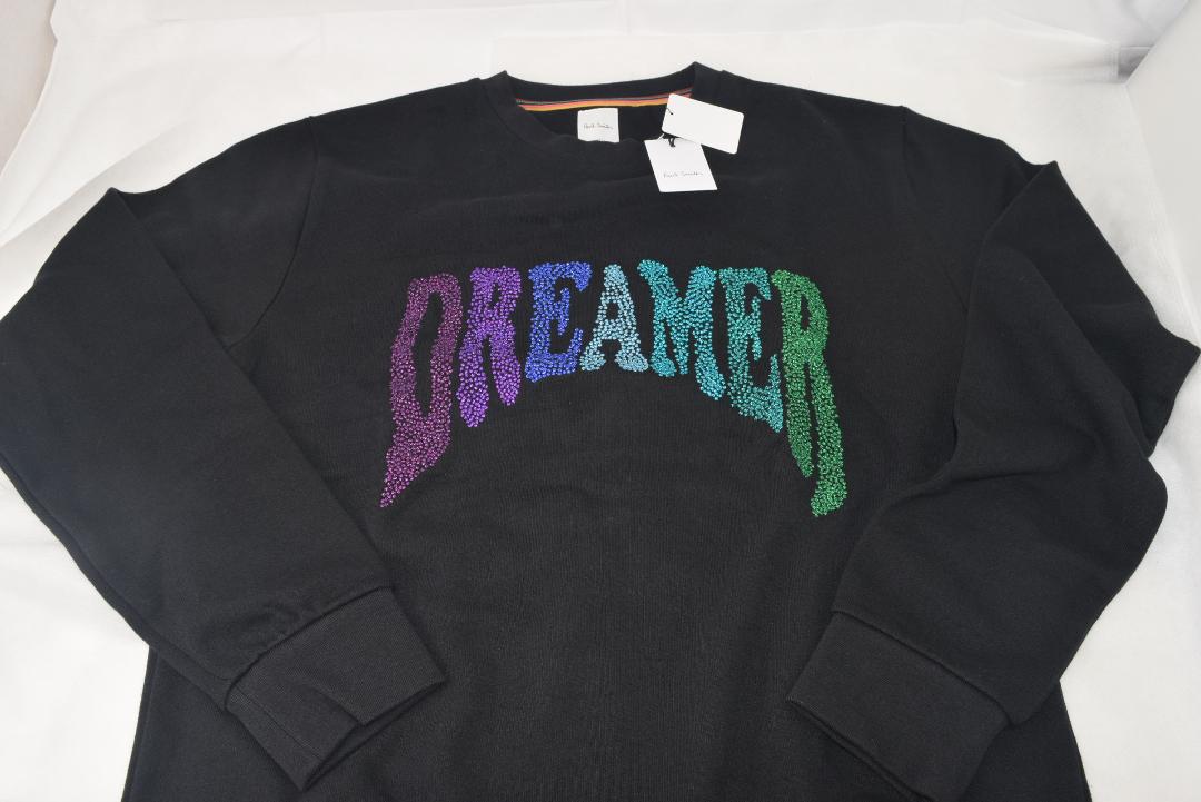 新品☆Paul Smith Dreamer エンボス スウェット ブラック☆L 5