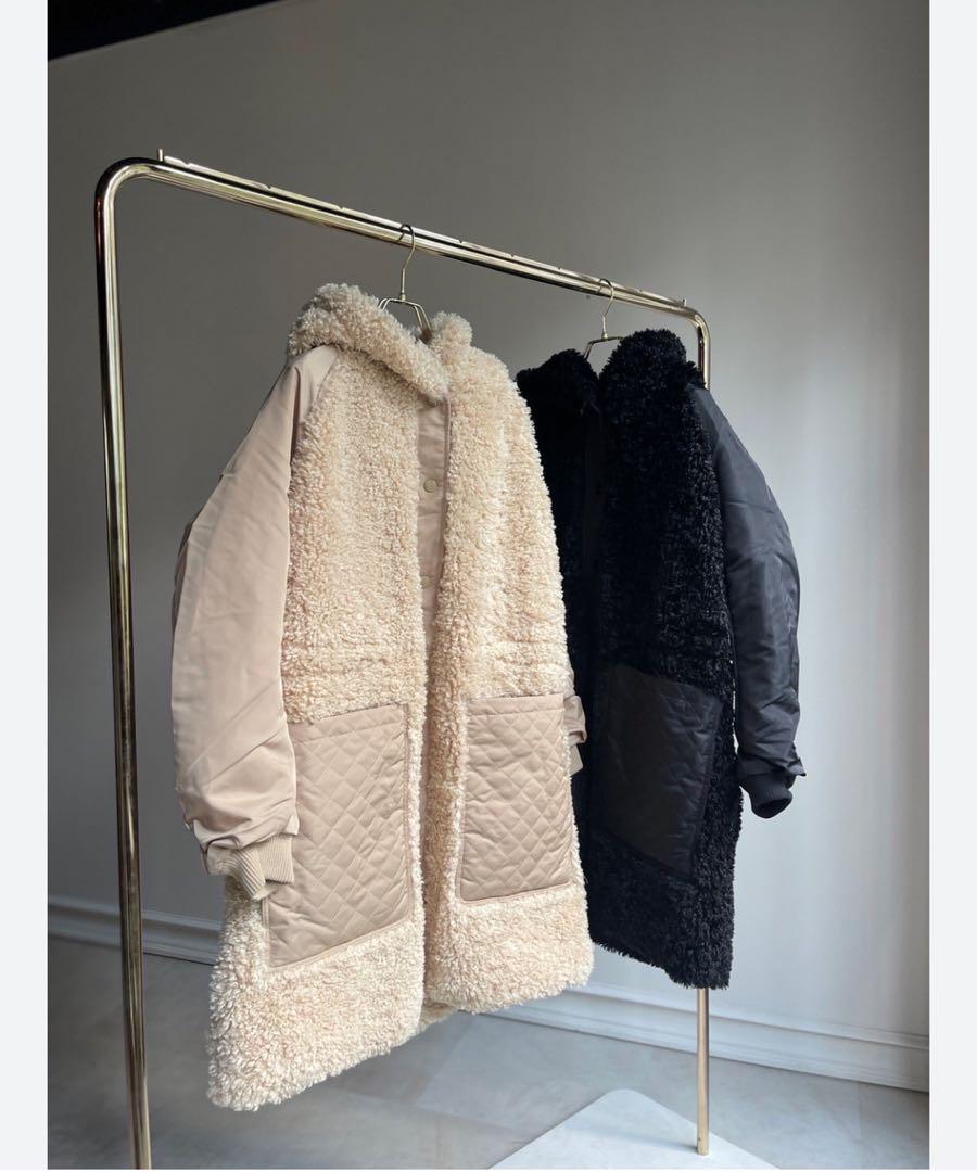 ジャケット・アウター OOF WEAR ecofur&nylon satin jaket