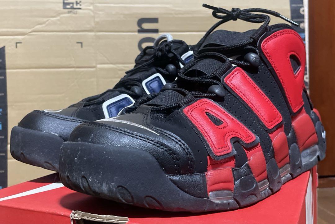 ナイキ AIR MORE UPTEMPO ´96 ブラック/レッド/ネイビー