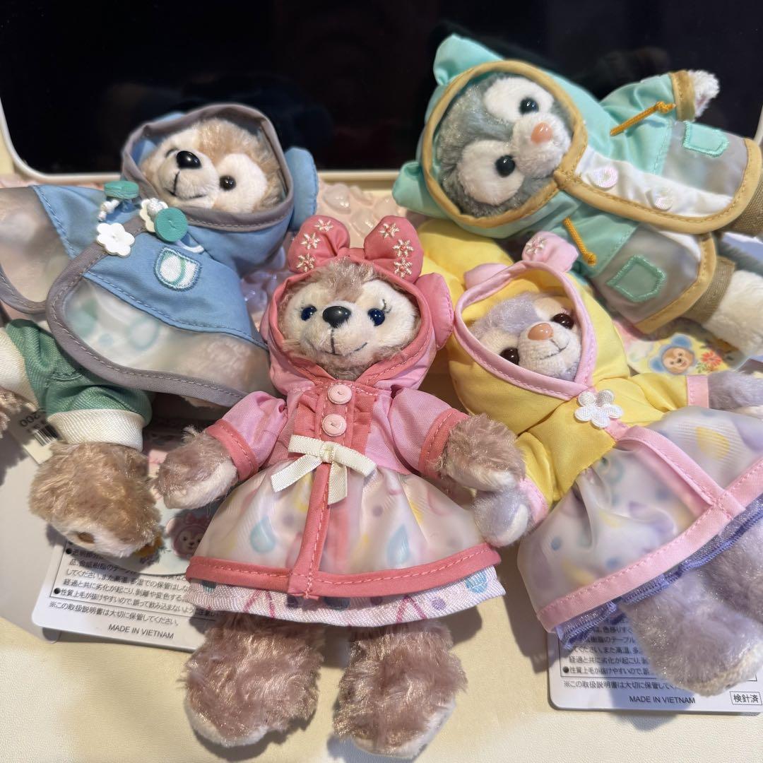 ビューティフル レイニー デイズ ぬいぐるみバッジ 4点セット