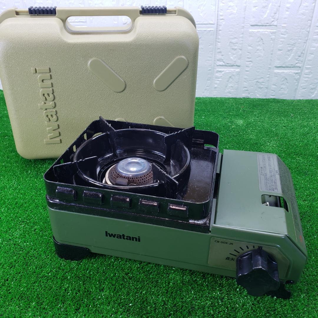 キャンプに! Iwatani イワタニ カセットコンロ タフまるJr オリーブ