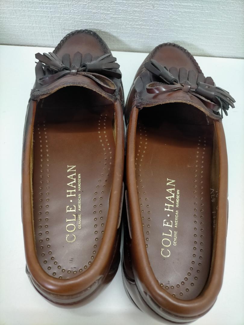 【送料込】 美品 250421-16Y タッセルローファー コールハーン HAAN COLE 靴
