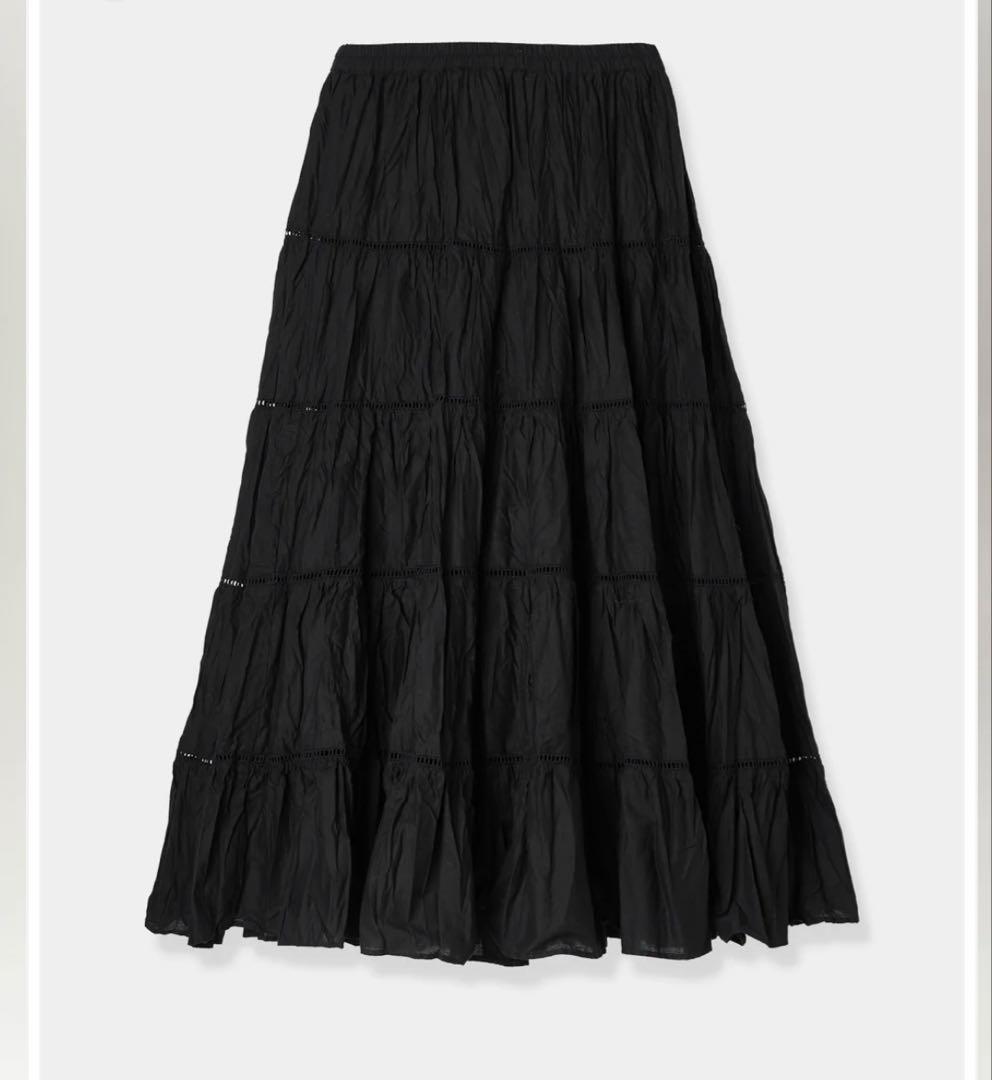 l'aubeblanc Cotton Tiered skirt