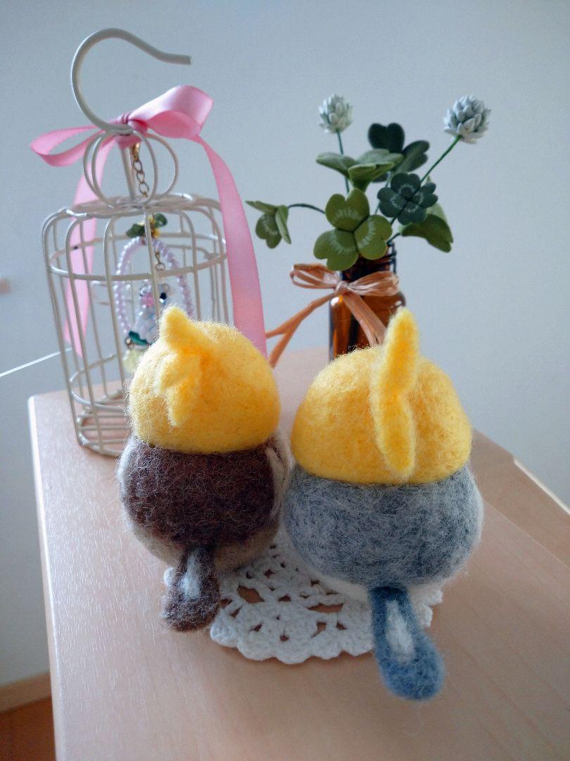 ＊ハンドメイド ＊羊毛フェルト＊ オカメインコさん(•‚θ‚•)＊