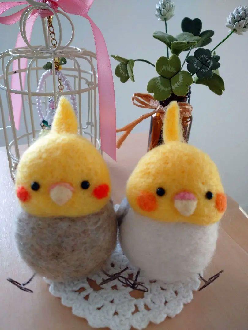 ＊ハンドメイド ＊羊毛フェルト＊ オカメインコさん(•‚θ‚•)＊