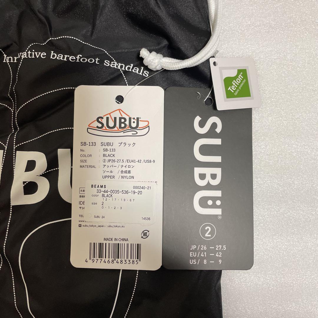 【新品・未使用】SUBU スブ　サイズ②　黒