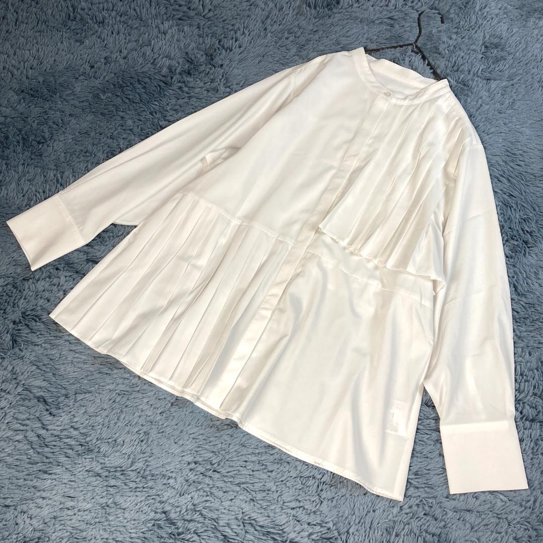 美品　ルイルエブティック　プリーツロングシャツ＆パンツセットアップ　LL