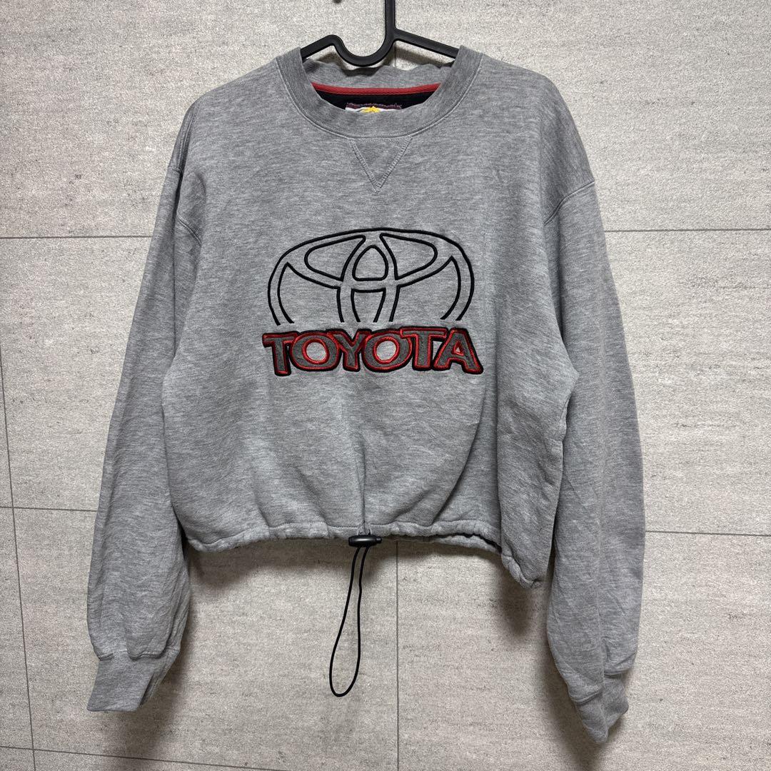 TOYOTA 企業ロゴ トレーナー スウェット トップス プルオーバー