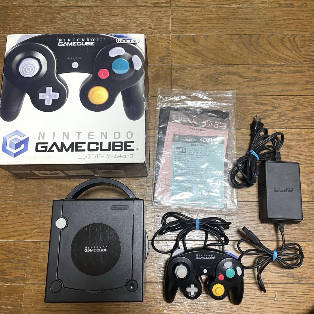 ゲームキューブ GAMECUBE ブラック 本体セット 動作品 - メルカリ