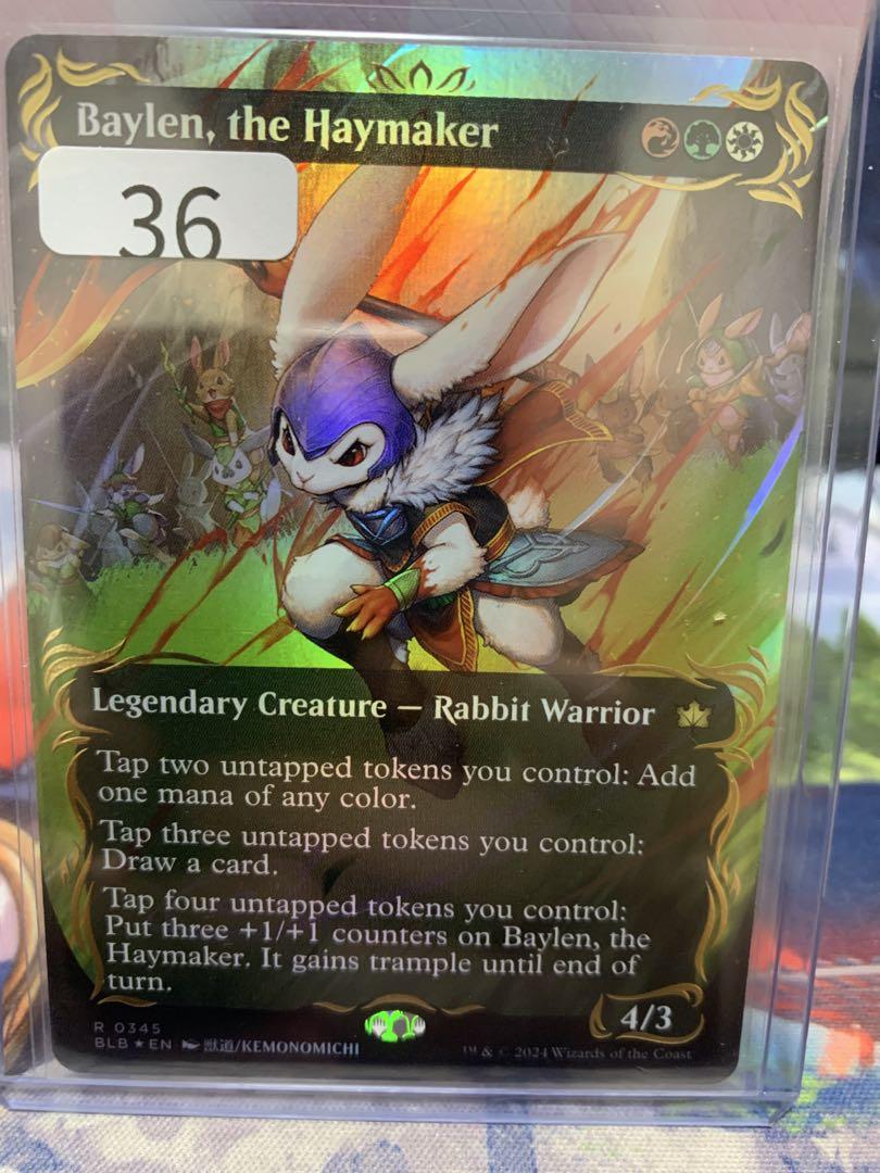 mtg 刈り手、ベイレン 英語　レイズド　foil ブルームバロウ