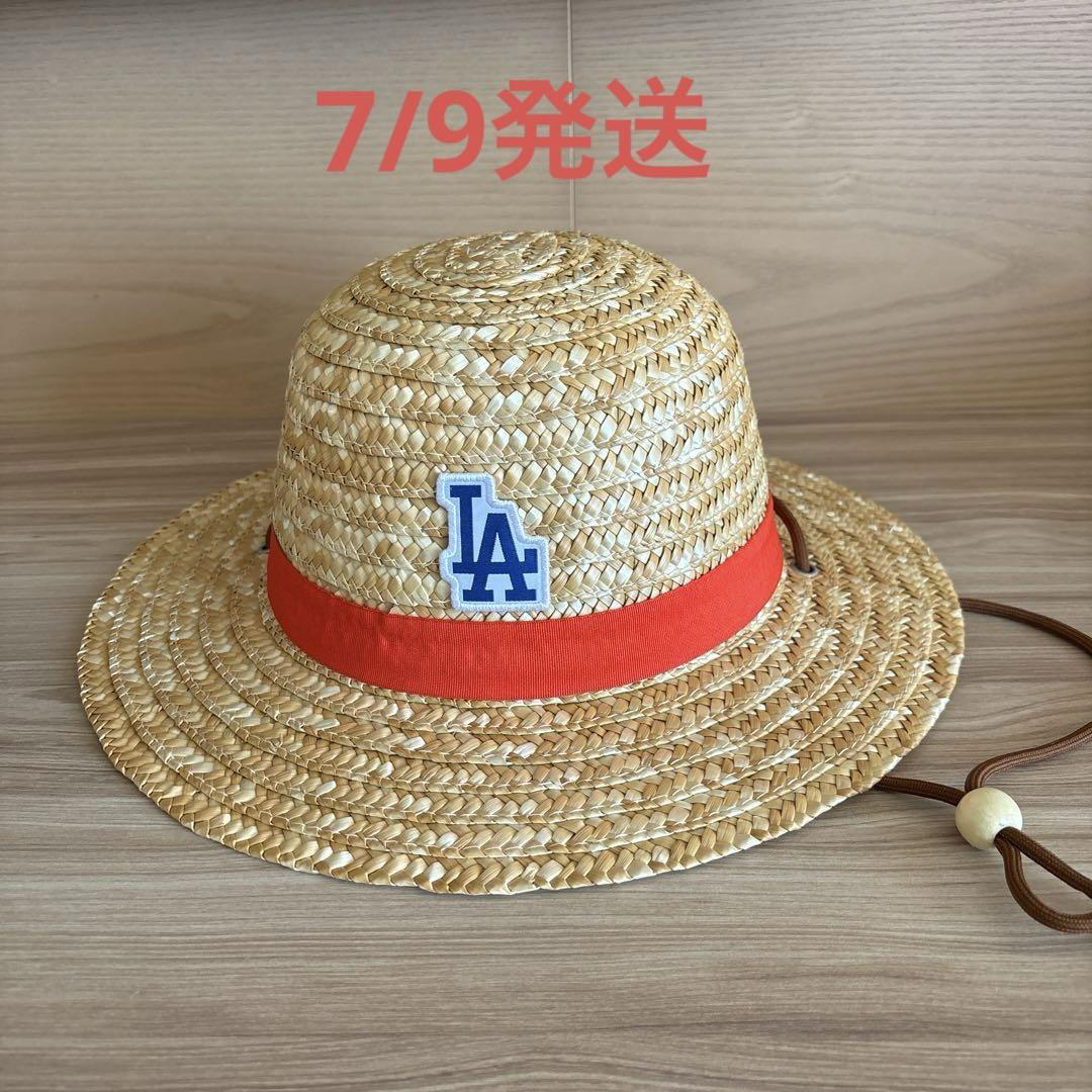 ワンピース　ドジャース　コラボ　麦わら帽子