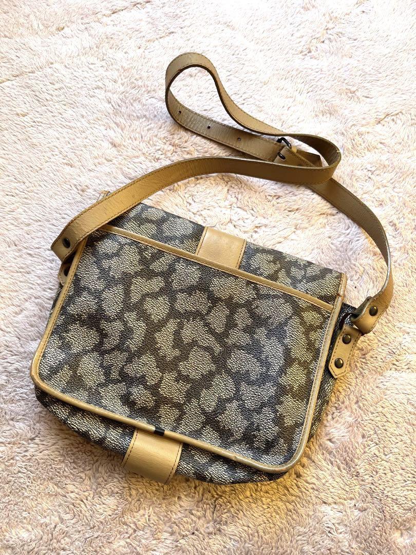 ヴィンテージ イブサンローラン ショルダーバッグ YSL ベージュ