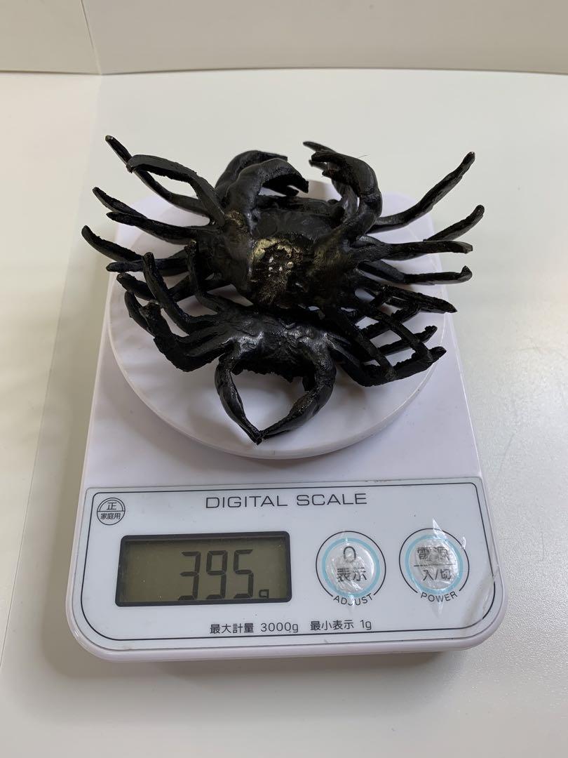 シン アンティーク 銅製カニ3匹