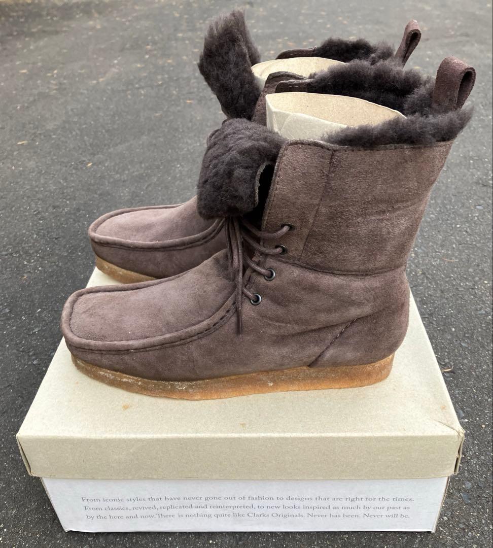 Clarks クラークス ワラビーストームブーツ ブラウンスエード UK827cm CLARKS ORIGINALS