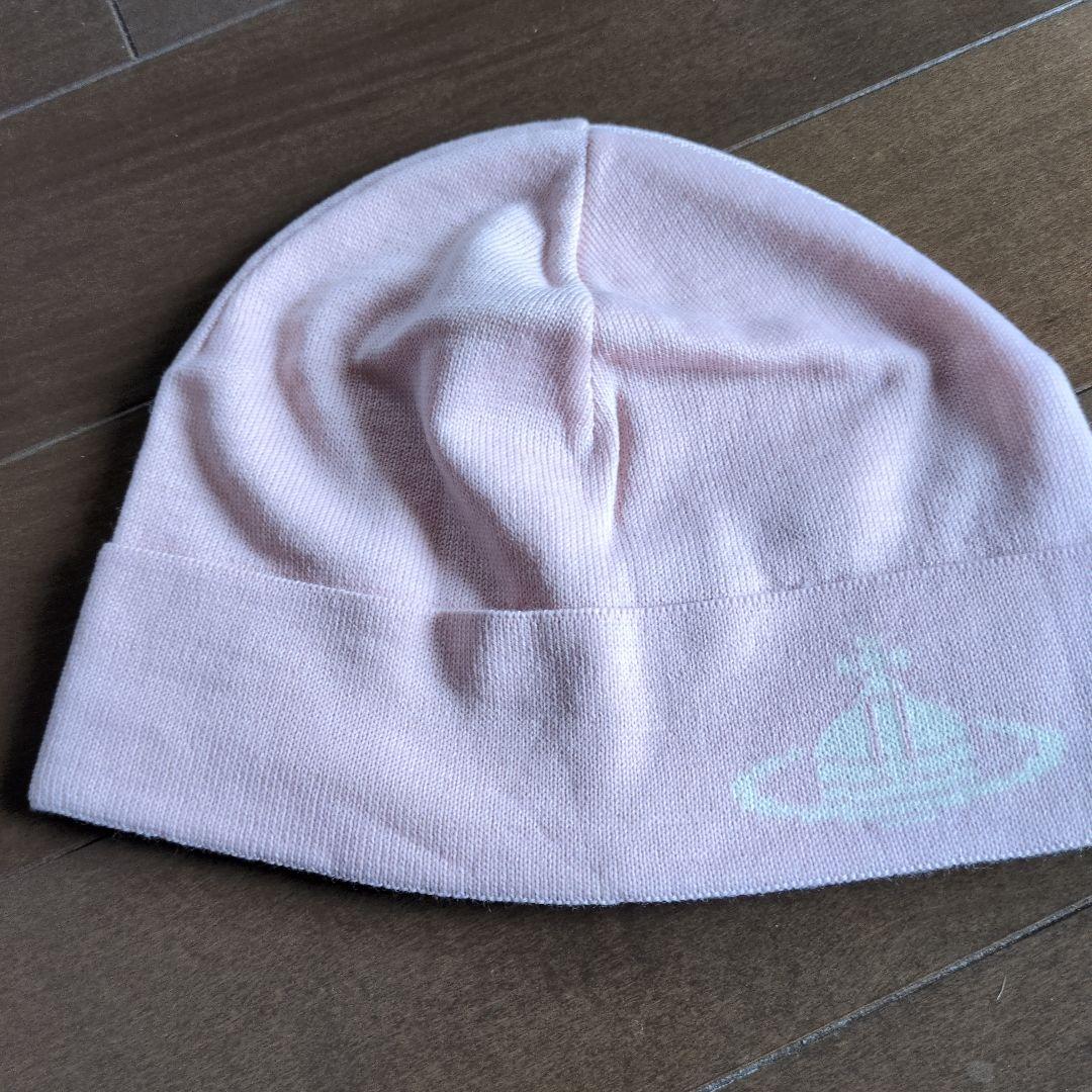 ♦️Vivienne Westwood♦️ ピンク ニットキャップ 未使用品