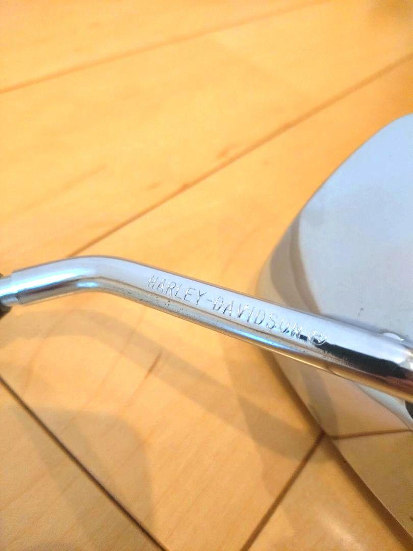 ハーレー ショベルヘッド装着 純正ミラー Genuine 左 エボ