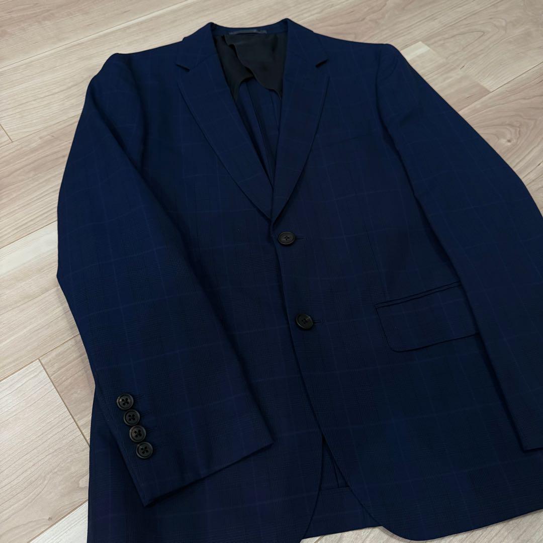 Paul Smith ネイビー チェック スーツ