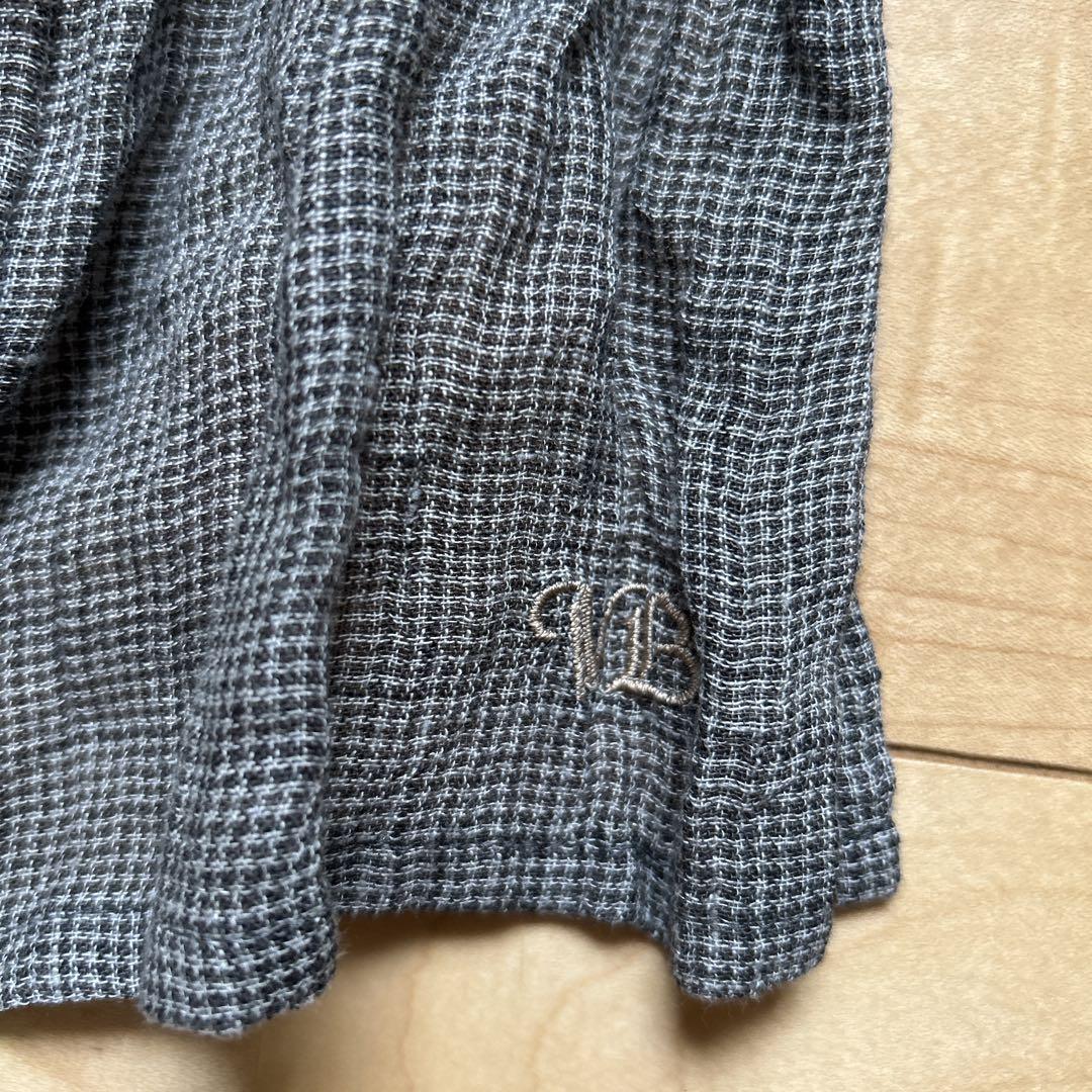 Vlas Blommeリネンストール 刺繍入り　ヴラスブラム【新品未使用】 Vlas Blommeリネンストール 刺繍入り ヴラスブラム