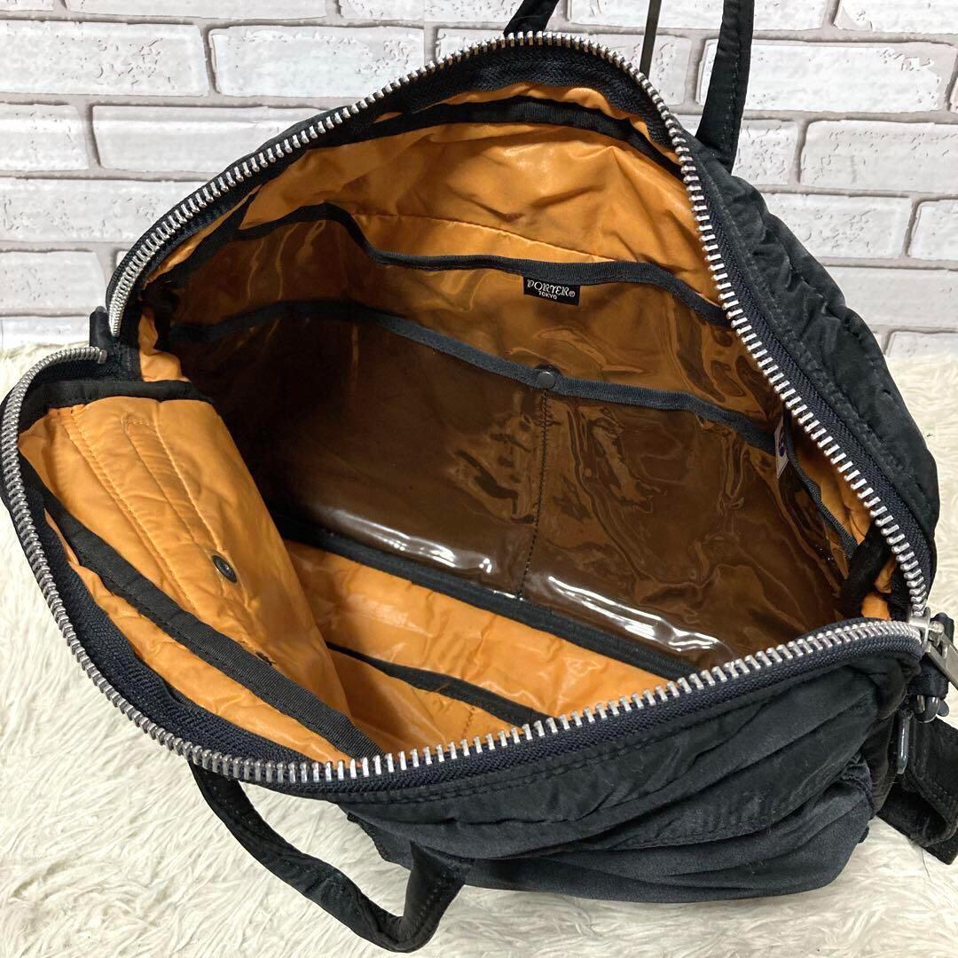 【極美品】 PORTER タンカー 2way ビジネスバッグ A4 黒