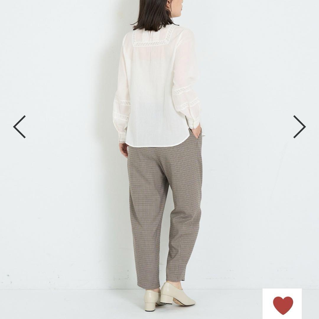 美品　ADIEU TRISTESSE インドレースブラウス
