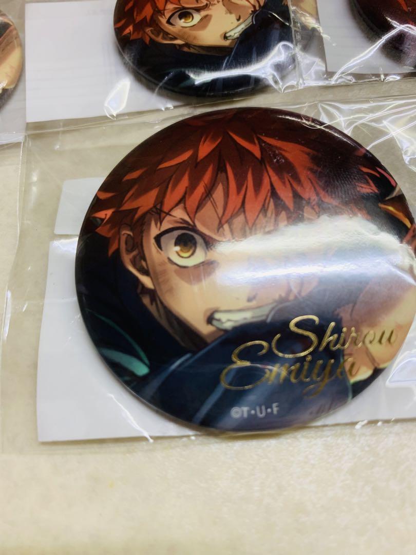 新品 大人気商品  Fate/stay night 衛宮士郎 E F賞 箔押し缶バッジ - メルカリ ピンズ・ピンバッジ・缶バッジ