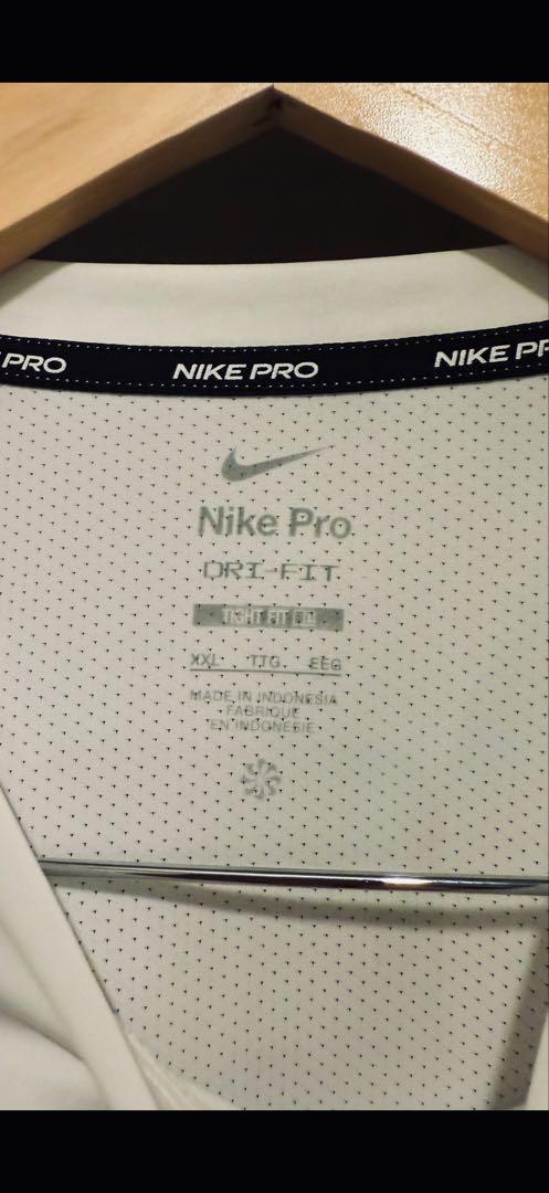 NIKEプロDri-FIT白XXL NIKEプロDri-FIT青XXL2枚セット