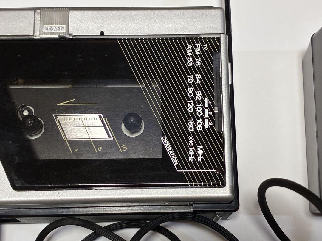 HITACHI PERDISCO CP-5 R 포터블 라디오 카셋트 플레이어