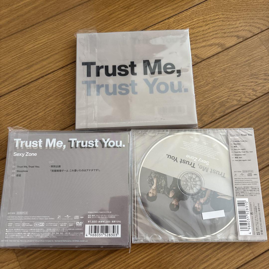 Sexy Zone - Trust Me. Trust You. - Version A - CD/DVD