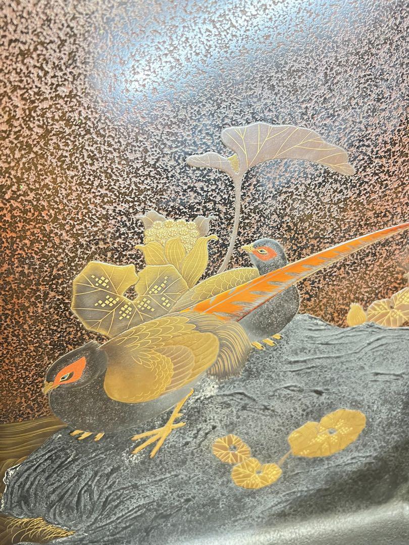 蒔絵　脚付膳　5つ　アンティーク　箱入り