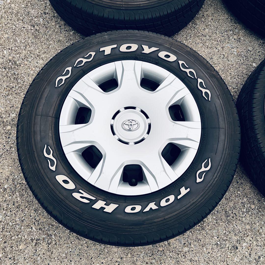 ★7-8分山★ ハイエース 純正ホイール & TOYO H20 4本セット