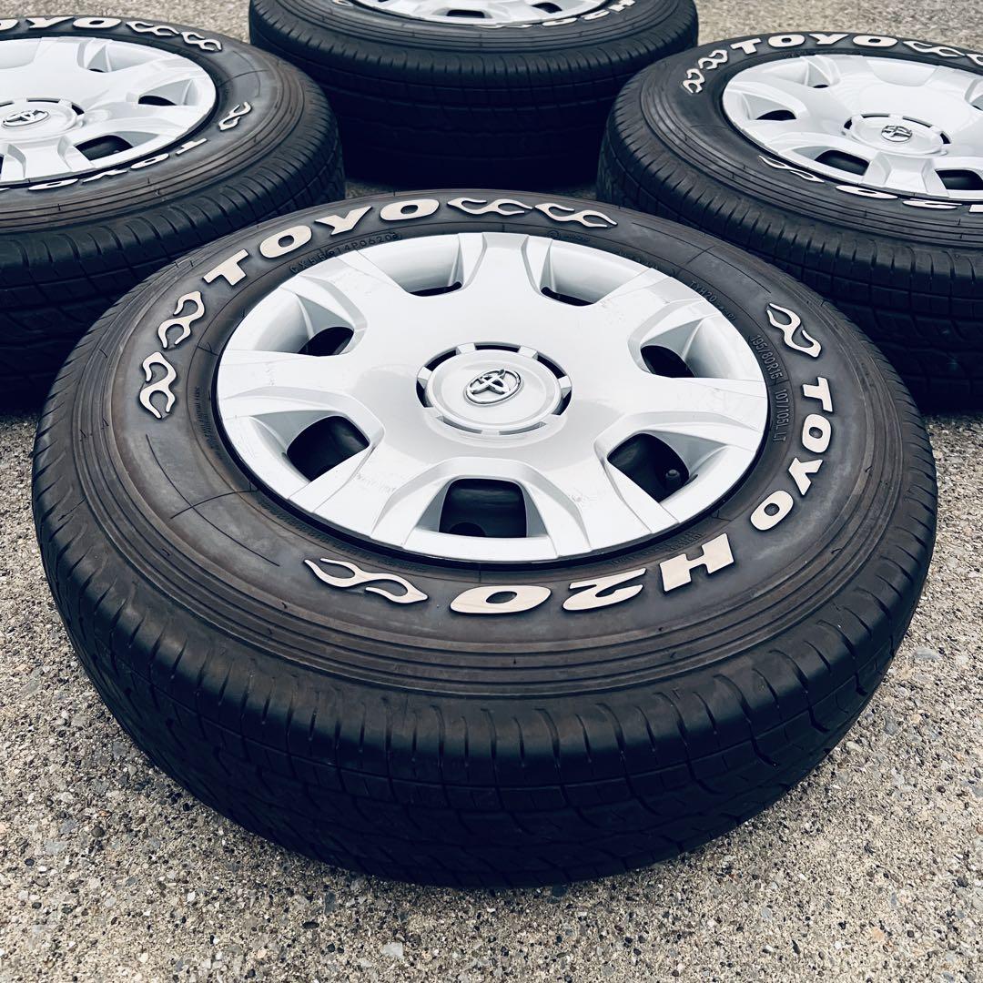 ★7-8分山★ ハイエース 純正ホイール & TOYO H20 4本セット