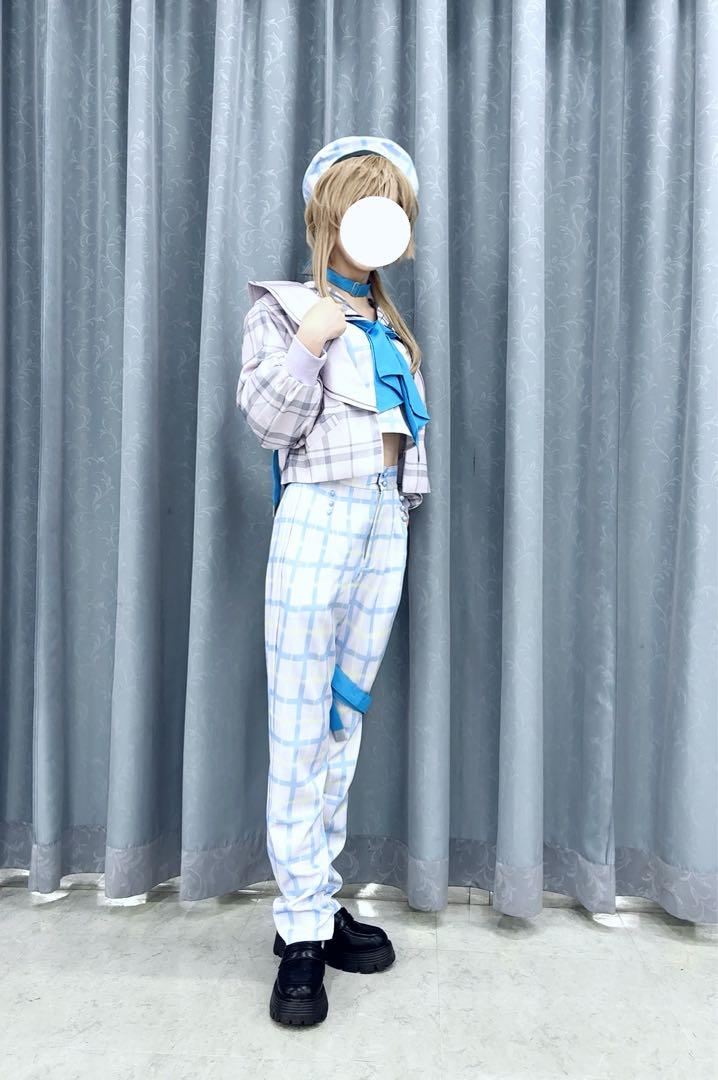 にじさんじ 叶ニューレトロスタイル セーラー コスプレ衣装とウィッグ