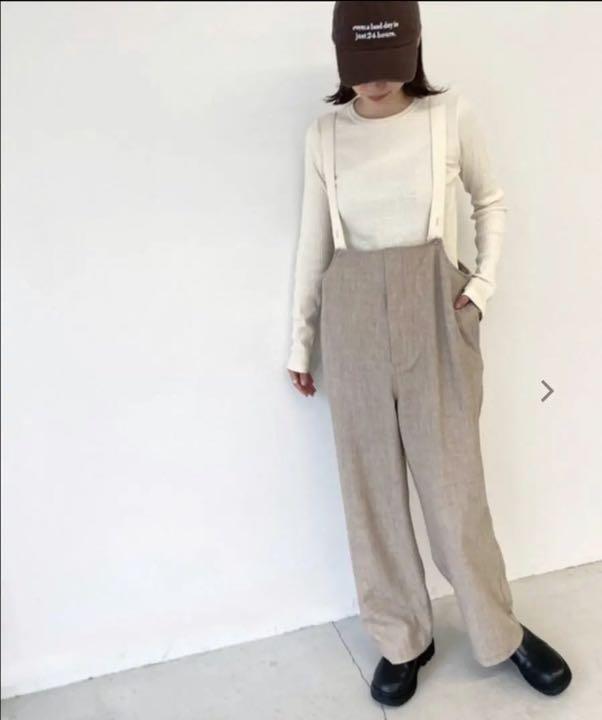ハイウエストツイルサロペット キャナルジーン