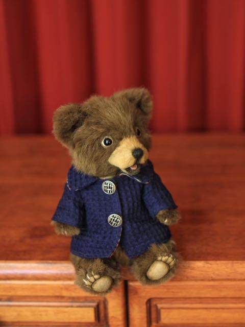 在庫超特価 大人気KEITA BEARさんのテディベア 茶子熊くん AT1Ze-m42900842241 新品人気