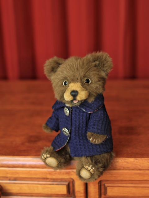 在庫超特価 大人気KEITA BEARさんのテディベア 茶子熊くん AT1Ze-m42900842241 新品人気