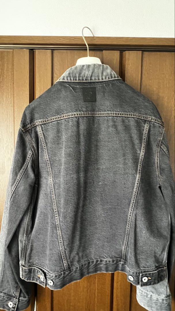 【美品】LOEWE 22AW ブラックデニムジャケット　48