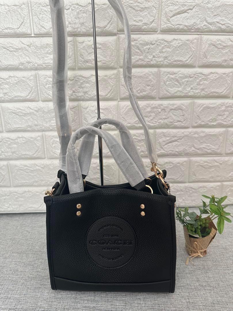 COACHコーチ トートバッグ ハンドバッグ ブラックデンプシーC5268