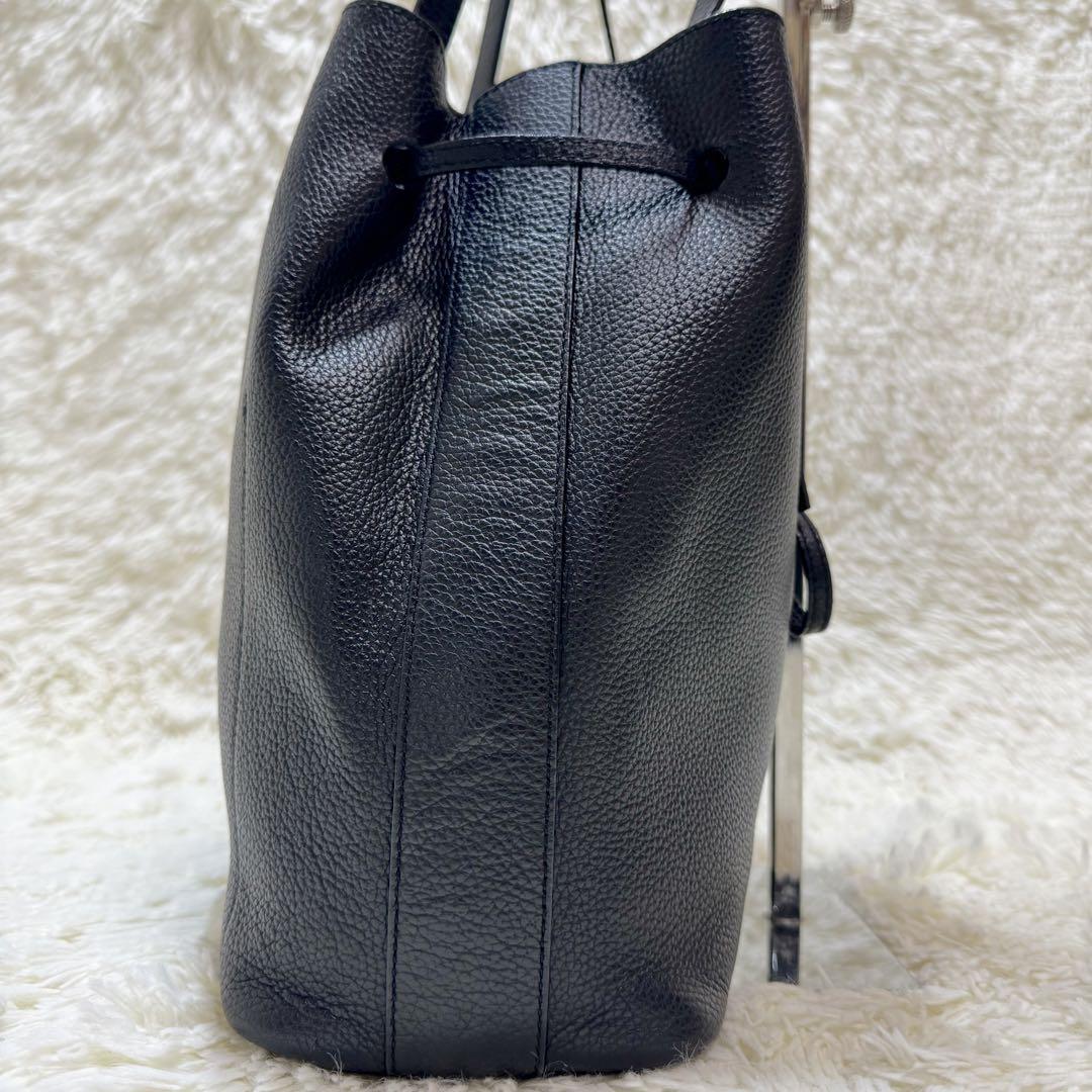 オープニング 大放出セール コスタンザ ✨極美品✨フルラ ブラック A4 シボ革 トートバッグ バッグ
