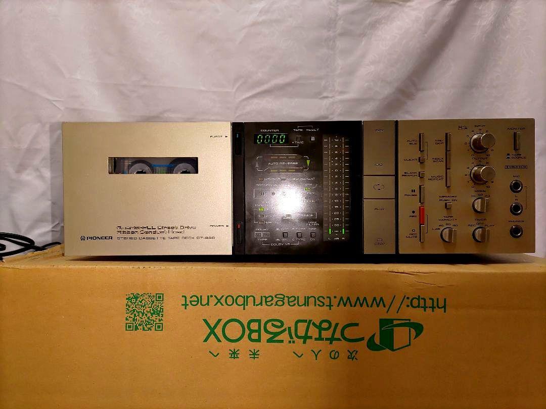 Pioneer カセットデッキ 多機能オーディオデッキ　動作品！