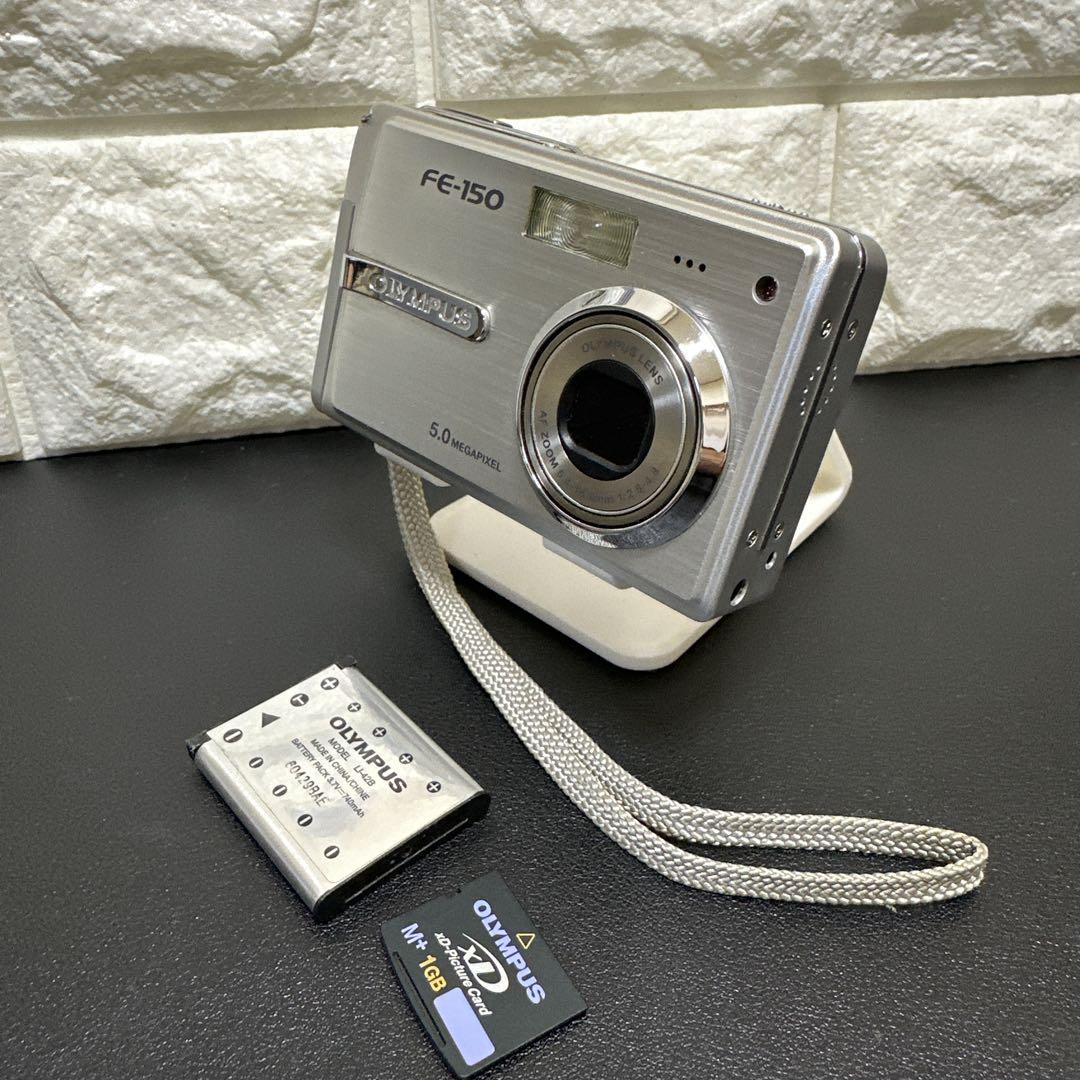 OLYMPUS FE-150 CAMEDIA 動作品 中古良品 xdカード付き - メルカリ